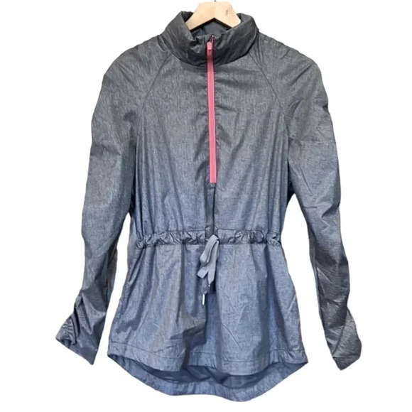 Fabletics Danielle Tie Waist Quarter Zip Jacket Size Medium - Picture 3 of 10